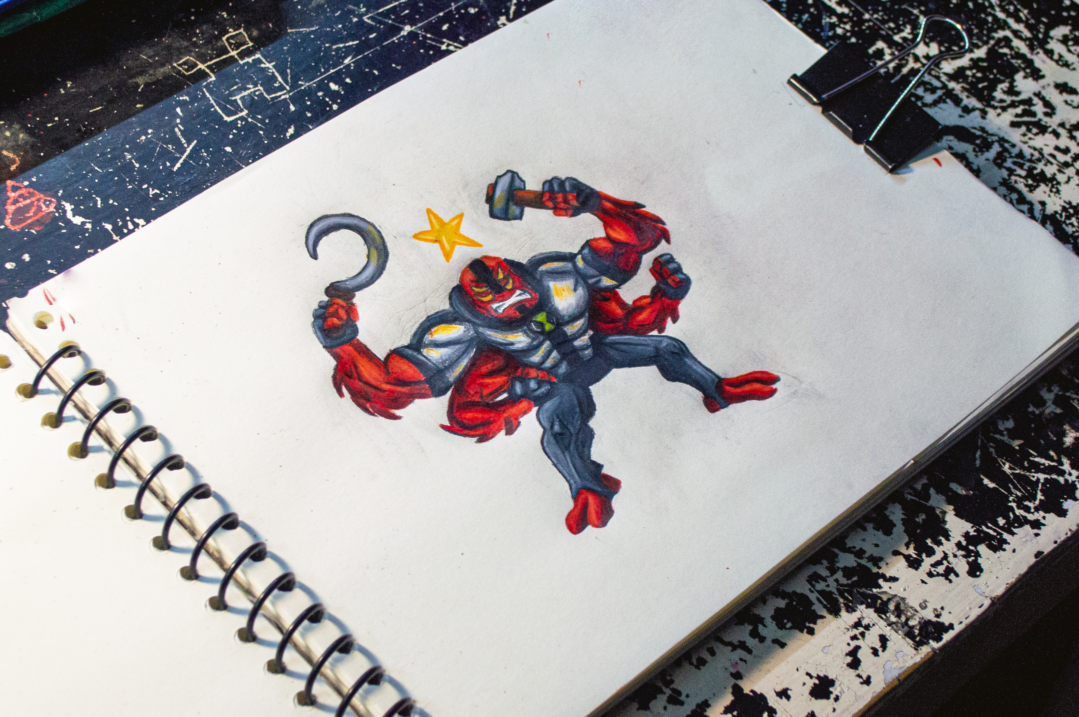 Four Arms terminado.